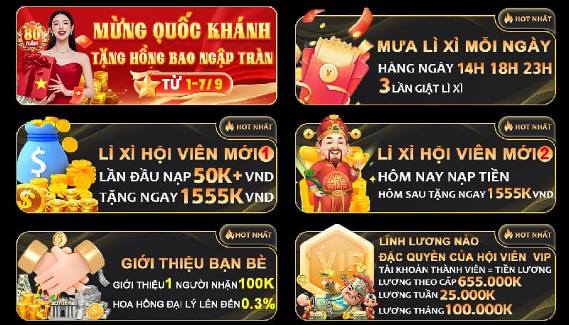 Đa dạng chương trình khuyến mãi hấp dẫn