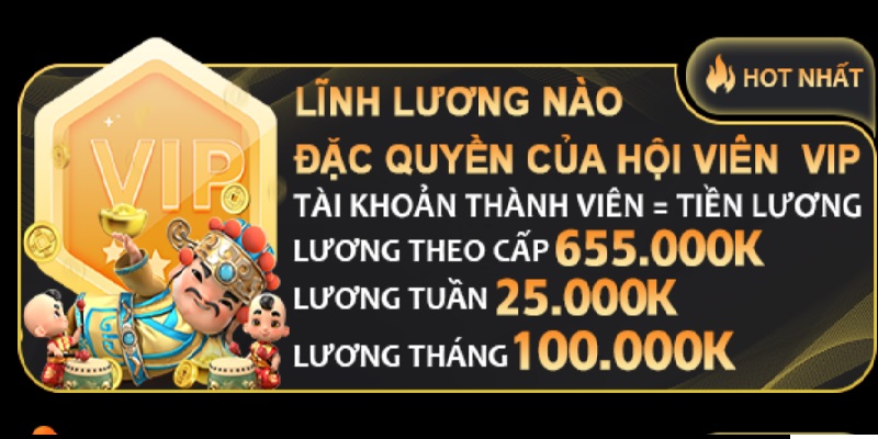 Hội viên được lĩnh lương hấp dẫn lên đến 100,000K