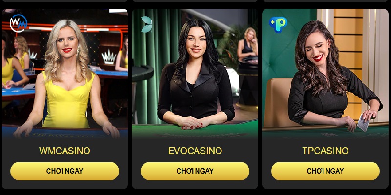 Nhà cái hợp tác với các nhà cung cấp casino uy tín