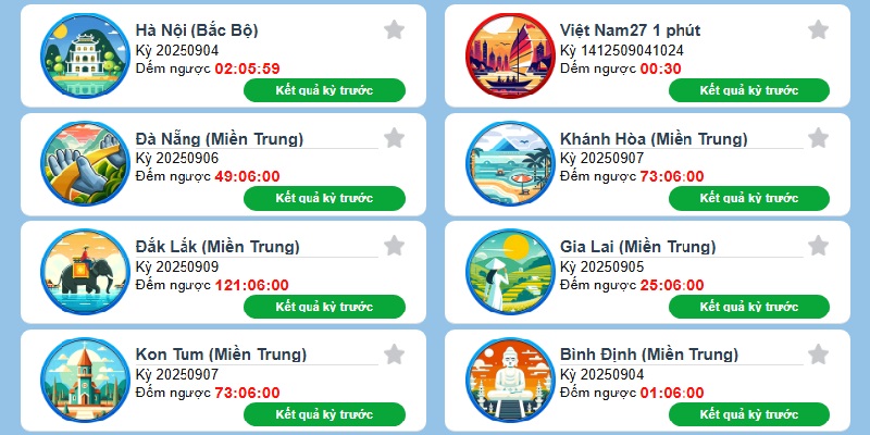 Sảnh VR mang đến những loại hình xổ số hấp dẫn
