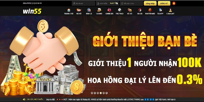 WIN55 là sân chơi game online uy tín